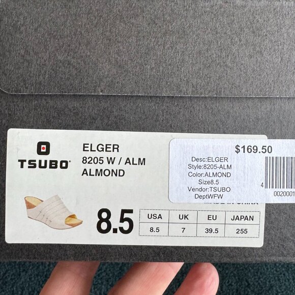 TSUBO Elger Cream wedge slide - Picture 3 of 11